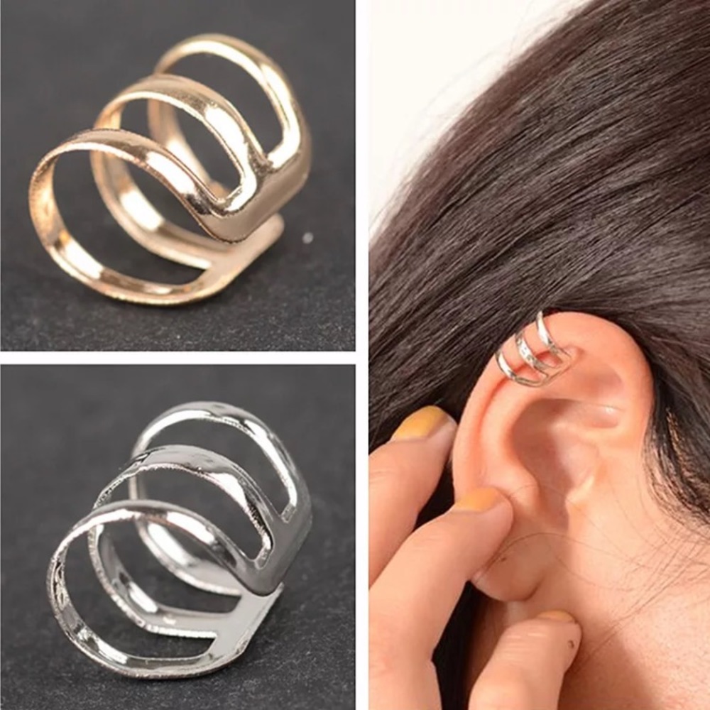 “Raina” Banded No Pierce Boho/Indie Cute Ear Cuff - Picture 6 of 12
